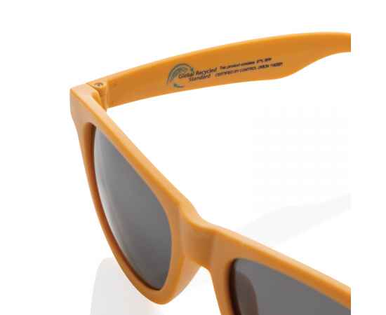 Солнцезащитные очки из переработанного полипропилена GRS, Оранжевый, Цвет: оранжевый,, Размер: Длина 14,5 см., ширина 14,8 см., высота 4,9 см., диаметр 0 см., изображение 8