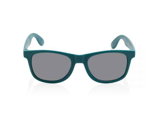 Солнцезащитные очки из переработанного полипропилена GRS, Бирюзовый, Цвет: бирюзовый,, Размер: Длина 14,5 см., ширина 14,8 см., высота 4,9 см., диаметр 0 см., изображение 6