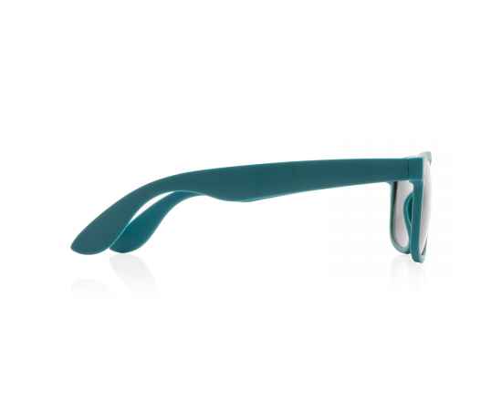Солнцезащитные очки из переработанного полипропилена GRS, Бирюзовый, Цвет: бирюзовый,, Размер: Длина 14,5 см., ширина 14,8 см., высота 4,9 см., диаметр 0 см., изображение 3