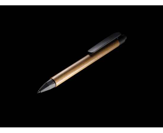Ручка с корпусом из переработанной бумаги FSC®, Черный, Цвет: черный,, Размер: , высота 13,9 см., диаметр 1,1 см., изображение 7