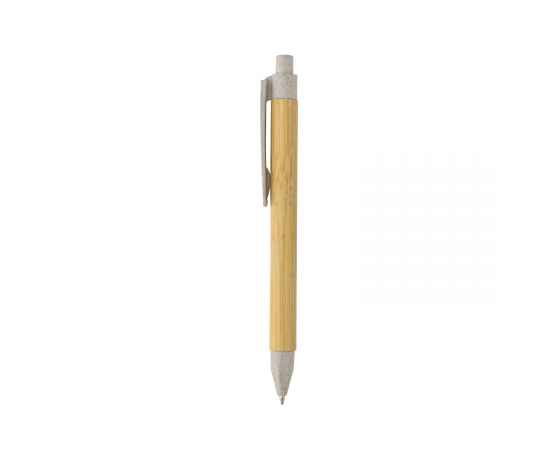 Ручка с корпусом из переработанной бумаги FSC®, Кремовый, Цвет: кремовый,, Размер: , высота 13,9 см., диаметр 1,1 см., изображение 2