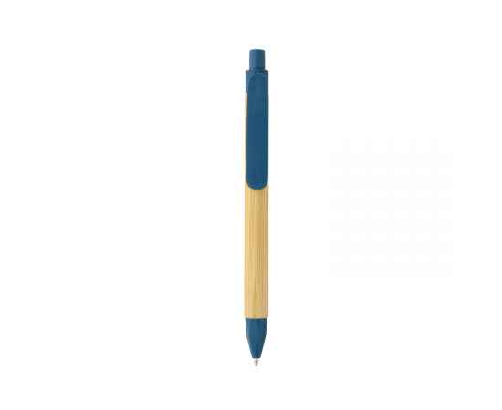 Ручка с корпусом из переработанной бумаги FSC®, Синий, Цвет: синий,, Размер: , высота 13,9 см., диаметр 1,1 см., изображение 6
