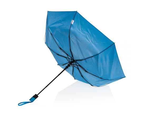 Автоматический зонт Impact из rPET AWARE™ 190T, d97 см, Синий, Цвет: безмятежный синий,, Размер: , высота 57 см., диаметр 97 см., изображение 3