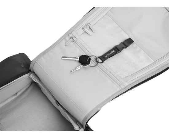 Рюкзак XD Design Bizz, Черный, Цвет: черный,, Размер: Длина 32 см., ширина 47 см., высота 18 см., диаметр 0 см., изображение 13
