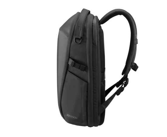 Рюкзак XD Design Bizz, Черный, Цвет: черный,, Размер: Длина 32 см., ширина 47 см., высота 18 см., диаметр 0 см., изображение 2