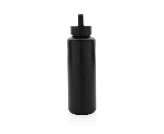Бутылка с ручкой из переработанного полипропилена RCS, 500 мл, Черный, Цвет: черный,, Размер: , высота 22,5 см., диаметр 6,6 см., изображение 6