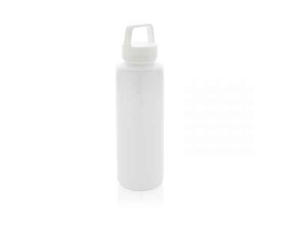 Бутылка с ручкой из переработанного полипропилена RCS, 500 мл, Белый, Цвет: белый,, Размер: , высота 22,5 см., диаметр 6,6 см.