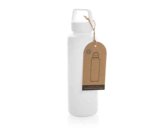 Бутылка с ручкой из переработанного полипропилена RCS, 500 мл, Белый, Цвет: белый,, Размер: , высота 22,5 см., диаметр 6,6 см., изображение 2