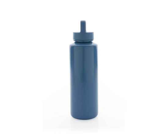 Бутылка с ручкой из переработанного полипропилена RCS, 500 мл, Синий, Цвет: синий,, Размер: , высота 22,5 см., диаметр 6,6 см., изображение 6