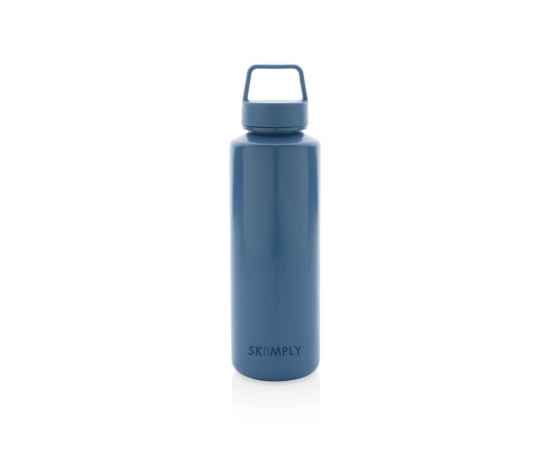 Бутылка с ручкой из переработанного полипропилена RCS, 500 мл, Синий, Цвет: синий,, Размер: , высота 22,5 см., диаметр 6,6 см., изображение 4