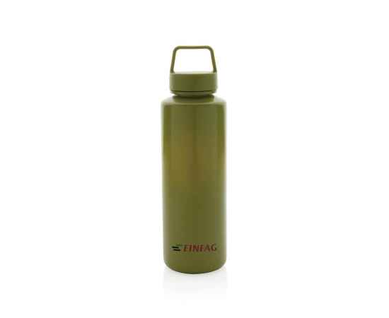 Бутылка с ручкой из переработанного полипропилена RCS, 500 мл, Зеленый, Цвет: зеленый,, Размер: , высота 22,5 см., диаметр 6,6 см., изображение 4