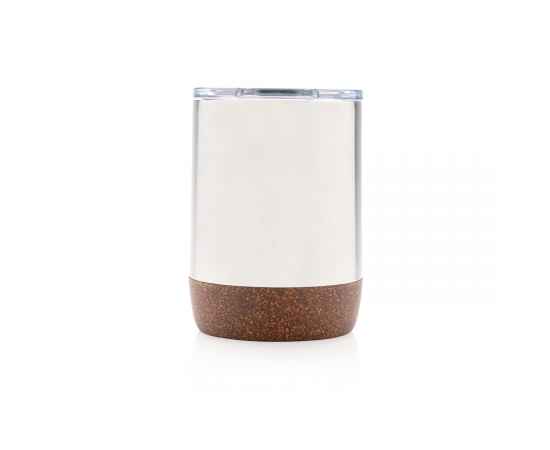 Вакуумная термокружка Cork из переработанной нержавеющей стали RCS, 180 мл, Серый, Цвет: серебряный,, Размер: , высота 10 см., диаметр 7,2 см., изображение 7