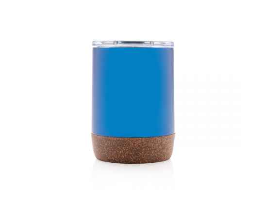 Вакуумная термокружка Cork из переработанной нержавеющей стали RCS, 180 мл, Синий, Цвет: синий,, Размер: , высота 10 см., диаметр 7,2 см., изображение 7