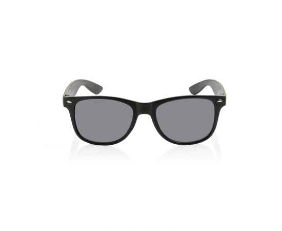 Солнцезащитные очки Cork из переработанного пластика, UV 400, Черный, изображение 6