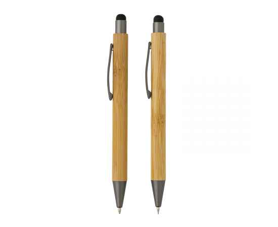 Набор Bamboo с ручкой и карандашом в коробке, Коричневый, изображение 6