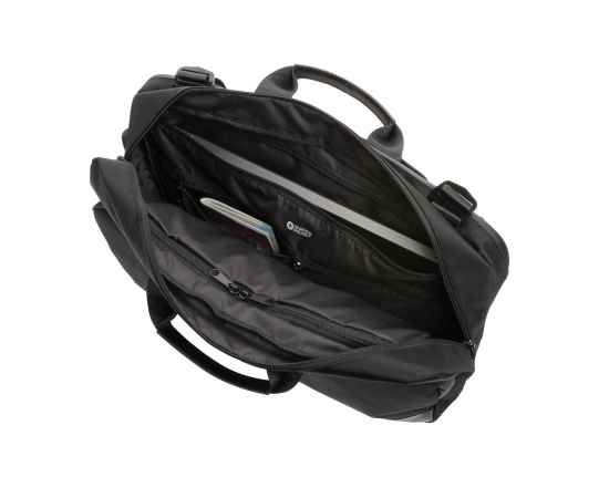 Сумка-рюкзак 2-в-1 для ноутбука Swiss Peak из rPET AWARE™, Черный, изображение 12