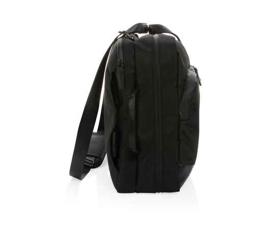 Сумка-рюкзак 2-в-1 для ноутбука Swiss Peak из rPET AWARE™, Черный, изображение 6