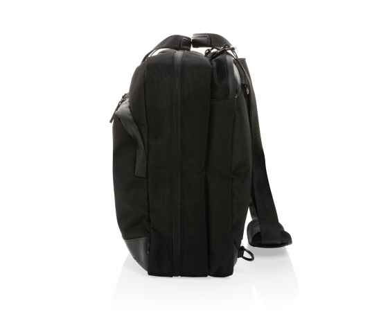 Сумка-рюкзак 2-в-1 для ноутбука Swiss Peak из rPET AWARE™, Черный, изображение 8