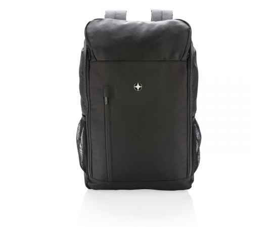 Рюкзак для ноутбука Swiss Peak из rPET AWARE™, 15'', Черный, изображение 4