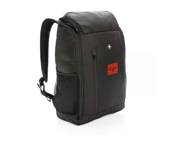 Рюкзак для ноутбука Swiss Peak из rPET AWARE™, 15'', Черный, изображение 3