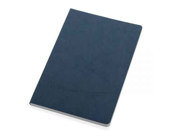 Блокнот Salton из переработанной бумаги, A5, Синий, Цвет: синий,, Размер: Длина 21 см., ширина 14 см., высота 1 см., диаметр 0 см., изображение 7