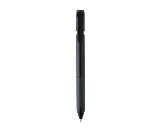 Шариковая ручка TwistLock из переработанного ABS-пластик RCS, Черный, Цвет: черный,, Размер: , высота 14,4 см., диаметр 1,1 см., изображение 2
