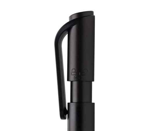 Шариковая ручка TwistLock из переработанного ABS-пластик RCS, Черный, Цвет: черный,, Размер: , высота 14,4 см., диаметр 1,1 см., изображение 8