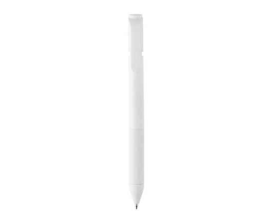 Шариковая ручка TwistLock из переработанного ABS-пластик RCS, Белый, Цвет: белый,, Размер: , высота 14,4 см., диаметр 1,1 см., изображение 2