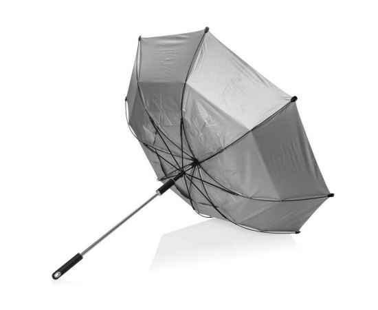 Зонт-трость антишторм Hurricane Aware™, d120 см, Черный, Цвет: черный,, Размер: , высота 96 см., диаметр 120 см., изображение 3