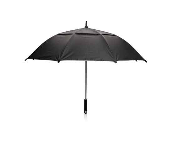 Зонт-трость антишторм Hurricane Aware™, d120 см, Черный, Цвет: черный,, Размер: , высота 96 см., диаметр 120 см., изображение 7