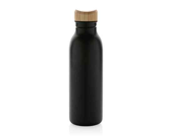 Бутылка для воды Avira Alcor из переработанной стали RCS, 600 мл, Черный, Цвет: черный,, Размер: , высота 22,5 см., диаметр 6,7 см., изображение 3