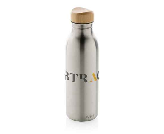 Бутылка для воды Avira Alcor из переработанной стали RCS, 600 мл, Серый, Цвет: серебряный,, Размер: , высота 22,5 см., диаметр 6,7 см., изображение 9