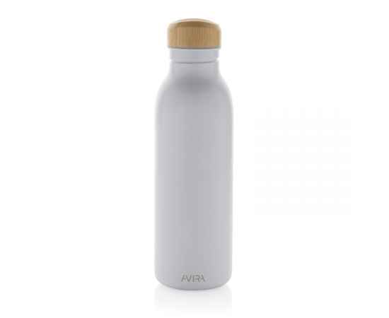 Бутылка для воды Avira Alcor из переработанной стали RCS, 600 мл, Белый, Цвет: белый,, Размер: , высота 22,5 см., диаметр 6,7 см., изображение 6