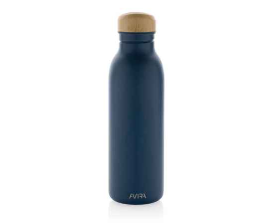 Бутылка для воды Avira Alcor из переработанной стали RCS, 600 мл, Синий, Цвет: темно-синий,, Размер: , высота 22,5 см., диаметр 6,7 см., изображение 6