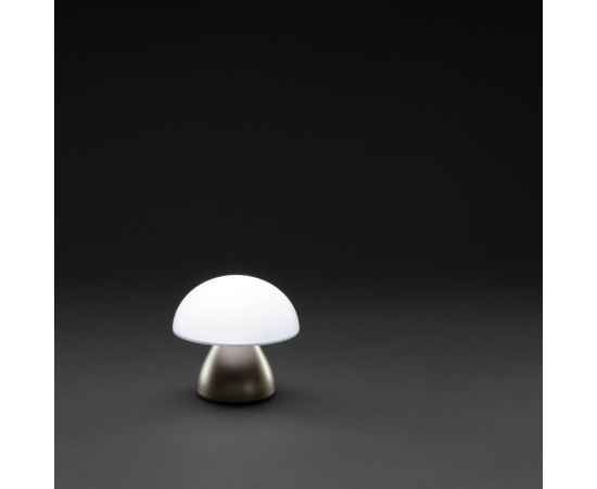 Беспроводная настольная лампа Luming из переработанного пластика RCS, IPX4, Бронзовый, Цвет: бронзовый,, Размер: , высота 11,2 см., диаметр 11,5 см., изображение 7
