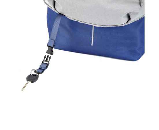 Антикражный рюкзак Bobby Soft, Синий, Цвет: синий,, Размер: Длина 30 см., ширина 18 см., высота 45 см., диаметр 0 см., изображение 13
