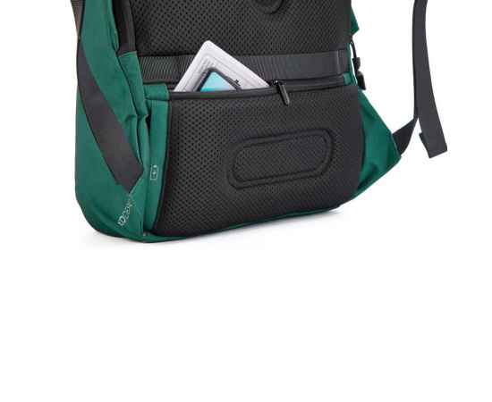 Антикражный рюкзак Bobby Soft, Зеленый, Цвет: зеленый,, Размер: Длина 30 см., ширина 18 см., высота 45 см., диаметр 0 см., изображение 8