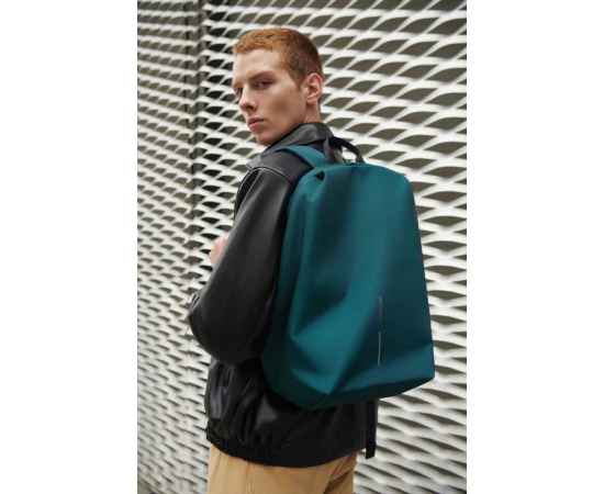 Антикражный рюкзак Bobby Soft, Зеленый, Цвет: зеленый,, Размер: Длина 30 см., ширина 18 см., высота 45 см., диаметр 0 см., изображение 4