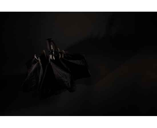 Автоматический складной зонт Swiss Peak из rPET AWARE™, d116 см, Черный, изображение 7