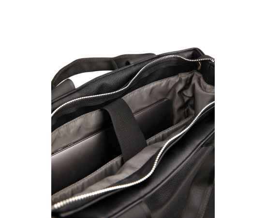 Рюкзак VINGA Bermond из переработанного полиуретана RCS, 15’’, Черный, Цвет: черный,, Размер: Длина 30,5 см., ширина 13 см., высота 43 см., диаметр 0 см., изображение 5