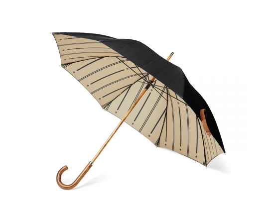 Зонт VINGA Bosler из rPET AWARE™, d106 см, Черный, Цвет: черный,, Размер: Длина 89 см., высота 89 см., диаметр 103 см.