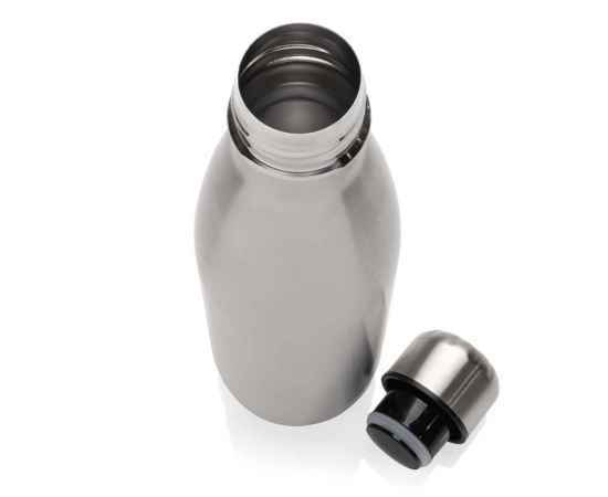 Бутылка для воды Eureka из переработанной нержавеющей стали RCS, 500 мл, Серый, Цвет: серебряный,, Размер: , высота 25,8 см., диаметр 7,1 см., изображение 3