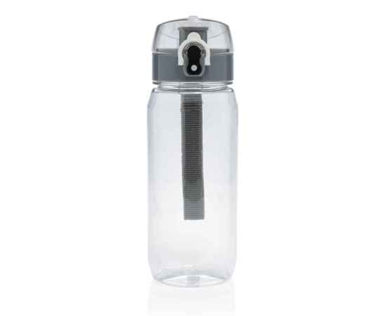 Герметичная бутылка для воды Yide из rPET RCS, 600 мл, Прозрачный, Цвет: прозрачный,, Размер: , высота 21,4 см., диаметр 7,4 см., изображение 7