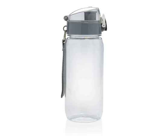 Герметичная бутылка для воды Yide из rPET RCS, 600 мл, Прозрачный, Цвет: прозрачный,, Размер: , высота 21,4 см., диаметр 7,4 см., изображение 3