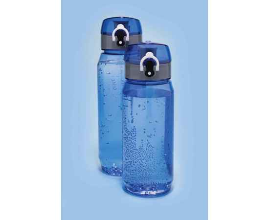 Герметичная бутылка для воды Yide из rPET RCS, 600 мл, Синий, Цвет: синий,, Размер: , высота 21,4 см., диаметр 7,4 см., изображение 6