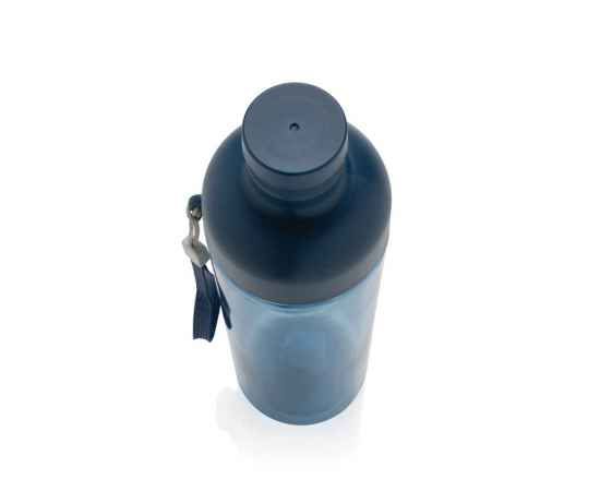 Герметичная бутылка для воды Impact из rPET RCS, 600 мл, Синий, Цвет: темно-синий,, Размер: , высота 24,3 см., диаметр 6,5 см., изображение 9