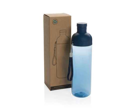 Герметичная бутылка для воды Impact из rPET RCS, 600 мл, Синий, Цвет: темно-синий,, Размер: , высота 24,3 см., диаметр 6,5 см., изображение 2