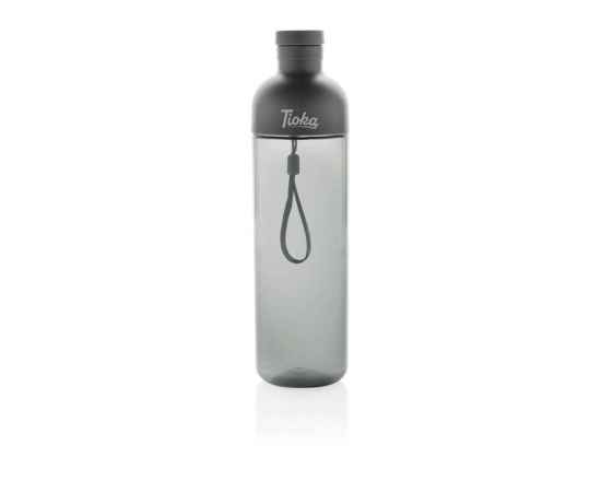 Герметичная бутылка для воды Impact из rPET RCS, 600 мл, Черный, Цвет: черный,, Размер: , высота 24,3 см., диаметр 6,5 см., изображение 4