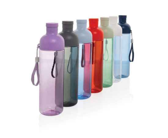 Герметичная бутылка для воды Impact из rPET RCS, 600 мл, Белый, Цвет: белый,, Размер: , высота 24,3 см., диаметр 6,5 см., изображение 5