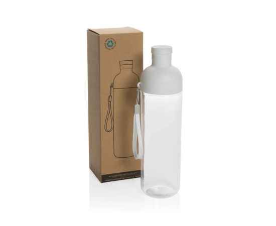 Герметичная бутылка для воды Impact из rPET RCS, 600 мл, Белый, Цвет: белый,, Размер: , высота 24,3 см., диаметр 6,5 см., изображение 2